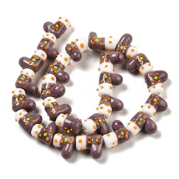 Handmade Lampwork Bumpy Beads Strands