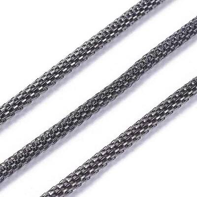 Gunmetal Iron Mesh Chains Network Chains