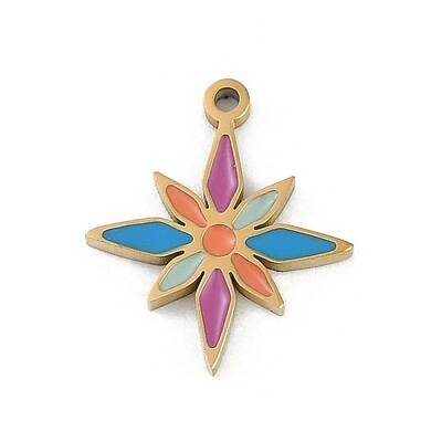 304 Stainless Steel Enamel Charms