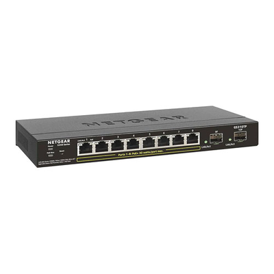GS310TP-100NAS Netgear S350 Series GS308TP 8 x RJ-45 Ports PoE+ 10/100/1000Base-T + 2 x SFP Ports Layer 3 Managed Gigabit Eth...