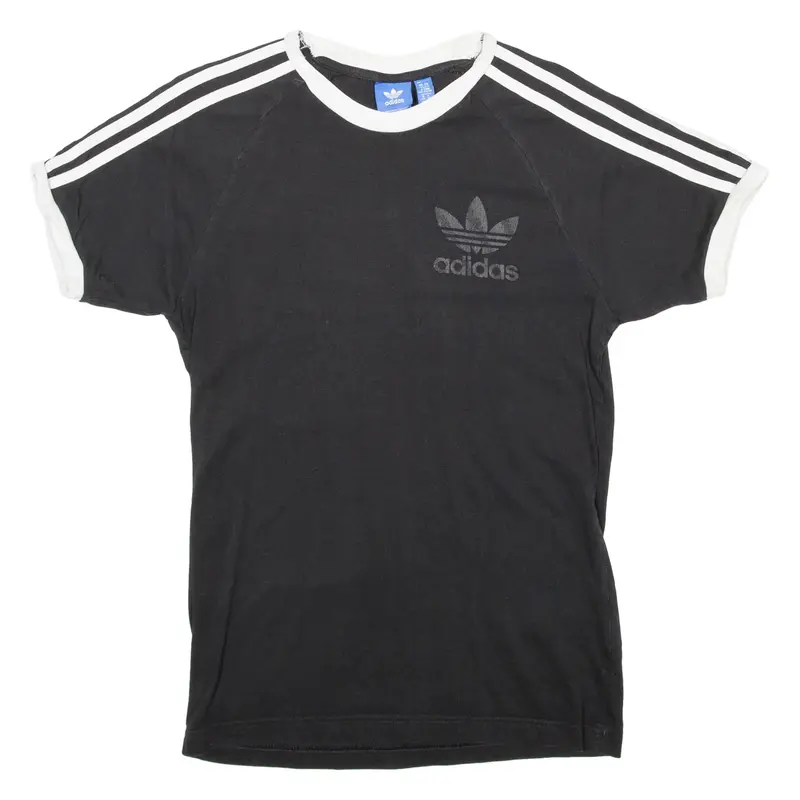 ADIDAS Womens T-Shirt Black XS