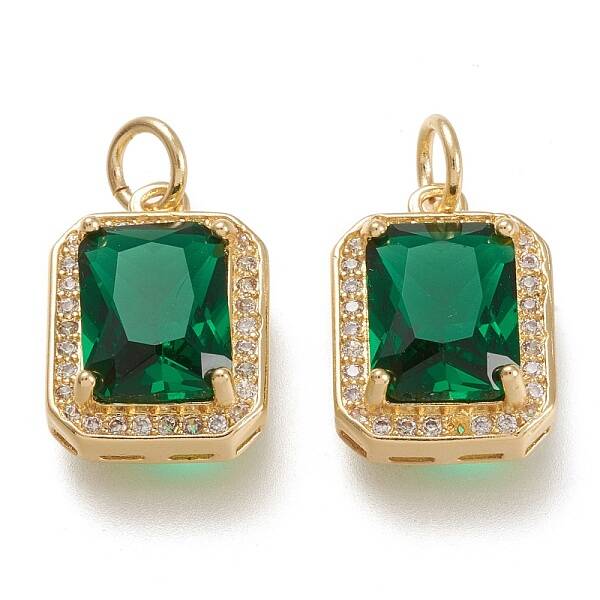 Brass Glass Charms