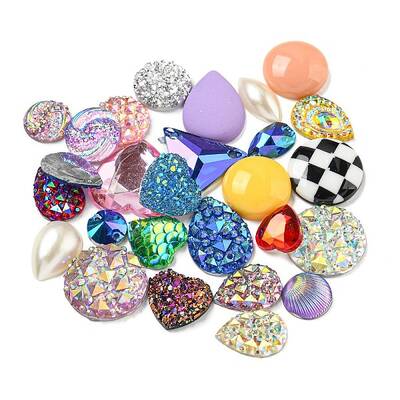 Acrylic & Resin Cabochons Jewelry Making Findings Kits