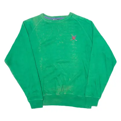 POLO RALPH LAUREN Mens Jumper Green Tight Knit M