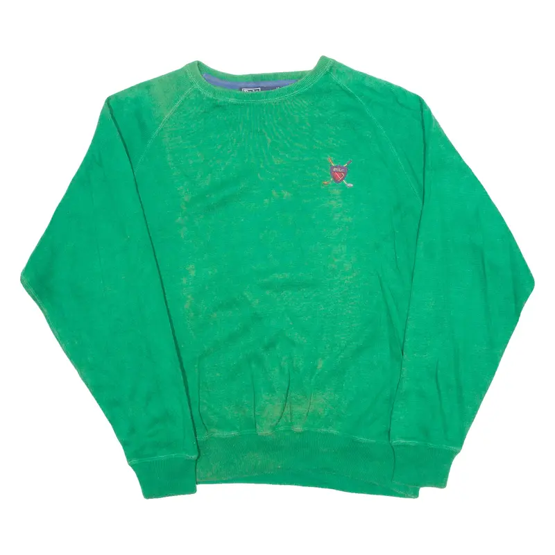 POLO RALPH LAUREN Mens Jumper Green Tight Knit M