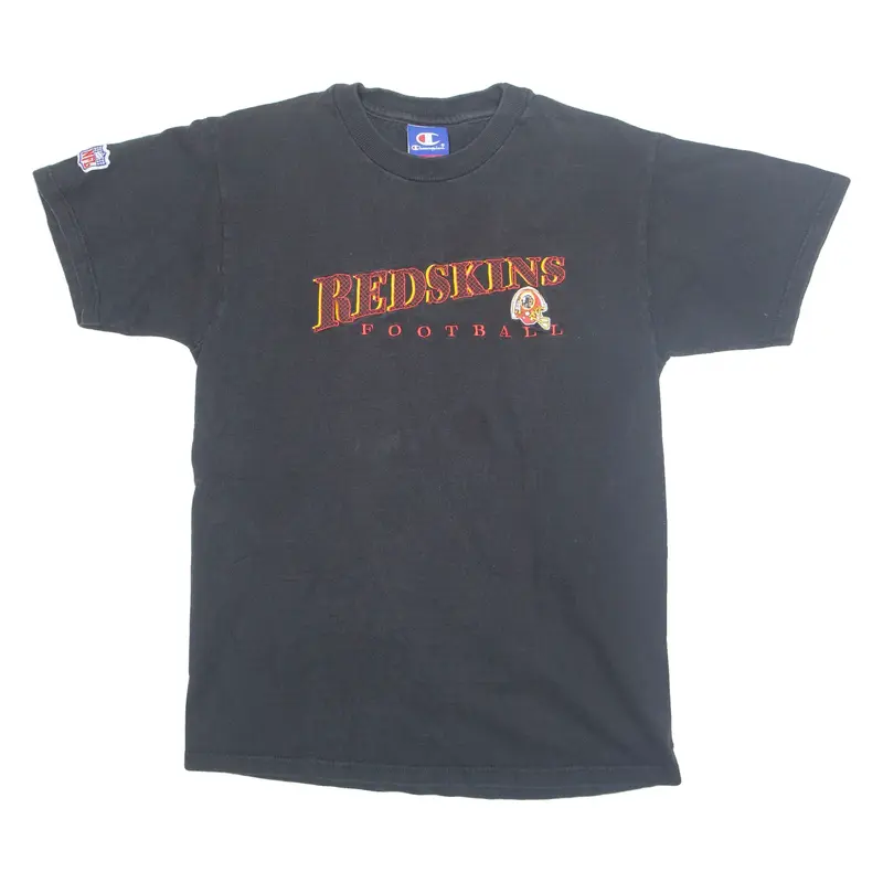 CHAMPION Redskins Football USA Mens T-Shirt Black USA M