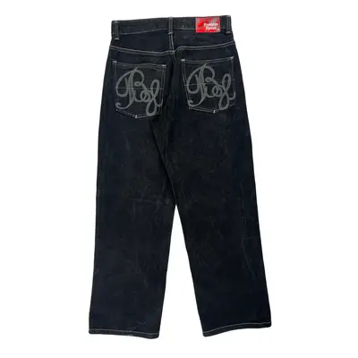 Brooklyn Express Jeans - 32W 30L Black Cotton