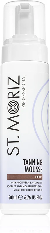 Tanning mousse with dark tan on body and face Professional 200 ml