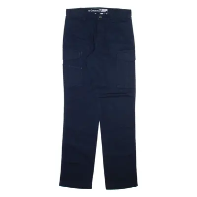 CARHARTT Mens Trousers Blue Relaxed Straight W33 L36