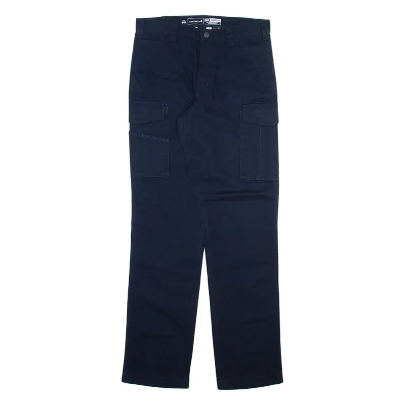 CARHARTT Mens Trousers Blue Relaxed Straight W33 L36