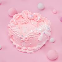 Angerbaby Pink Silicone Tapa Squishy Cake - Edible Creamy Slime Sensory Toy for Stress Relief & Decompression - 5x6x5cm Ultra...
