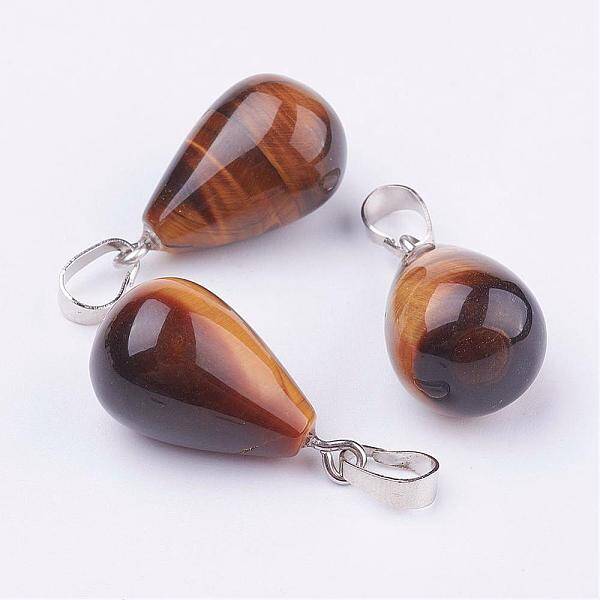 Natural Tiger Eye Pendants