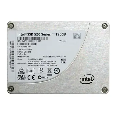 Intel SSDSC2CW120A310 | 520 120GB Multi-Level Cell SATA 6Gb/s 2.5-Inch Solid State Drive