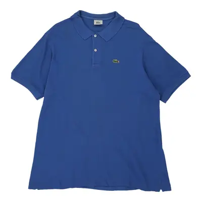 Made in France Lacoste Polo Shirt - XL Blue Cotton