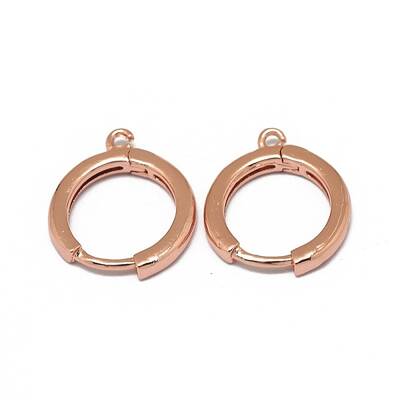 Brass Huggie Hoop Earring Findings