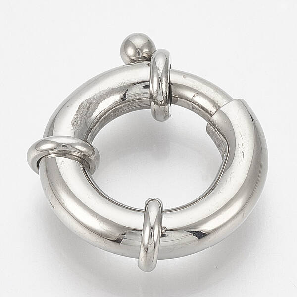Tarnish Resistant 304 Stainless Steel Spring Ring Clasps