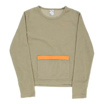 Nike Fleece - Small Beige Polyester