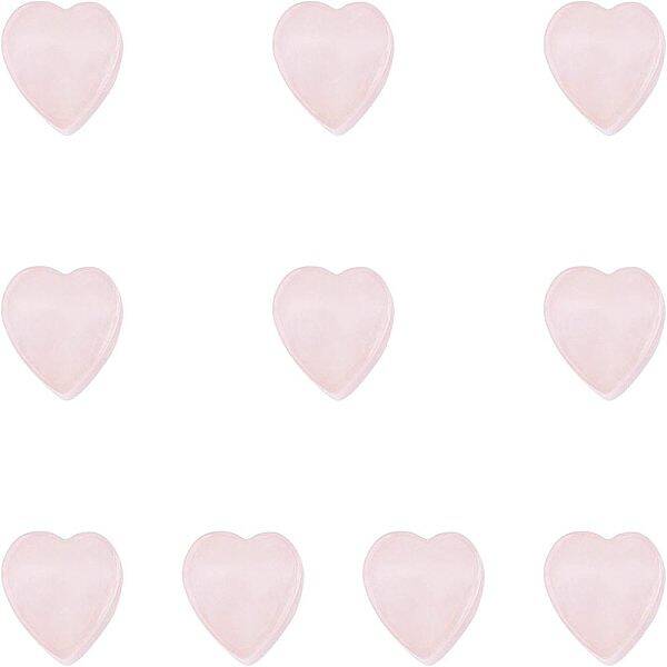 10 Pcs Rose Quartz Beads
