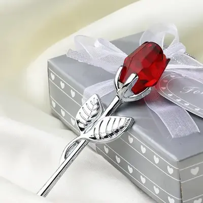 Crystal Rose - Eternal Love for Your Beloved, Perfect Christmas Gift & Wedding Favor