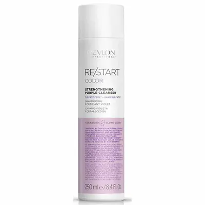 Purple Strengthening Shampoo for Blonde Hair Restart Color (Purple Strengthening Shampoo) Clean (ser) - Volume: 250 ml