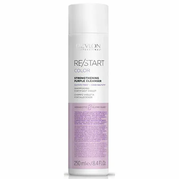 Purple Strengthening Shampoo for Blonde Hair Restart Color (Purple Strengthening Shampoo) Clean (ser) - Volume: 250 ml