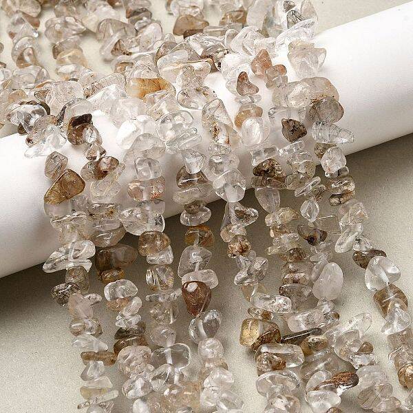 Natural Colorful Rutilated Quartz Beads Strands
