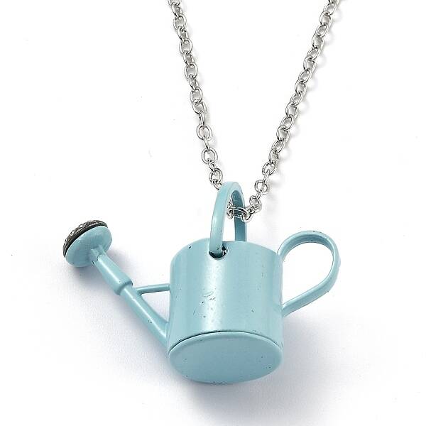 Alloy Enamel Pendant Necklaces