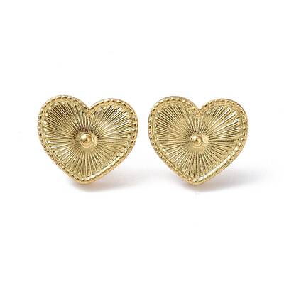 Ion Plating(IP) 304 Stainless Steel Stud Earring for Women