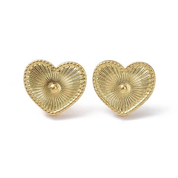Ion Plating(IP) 304 Stainless Steel Stud Earring for Women