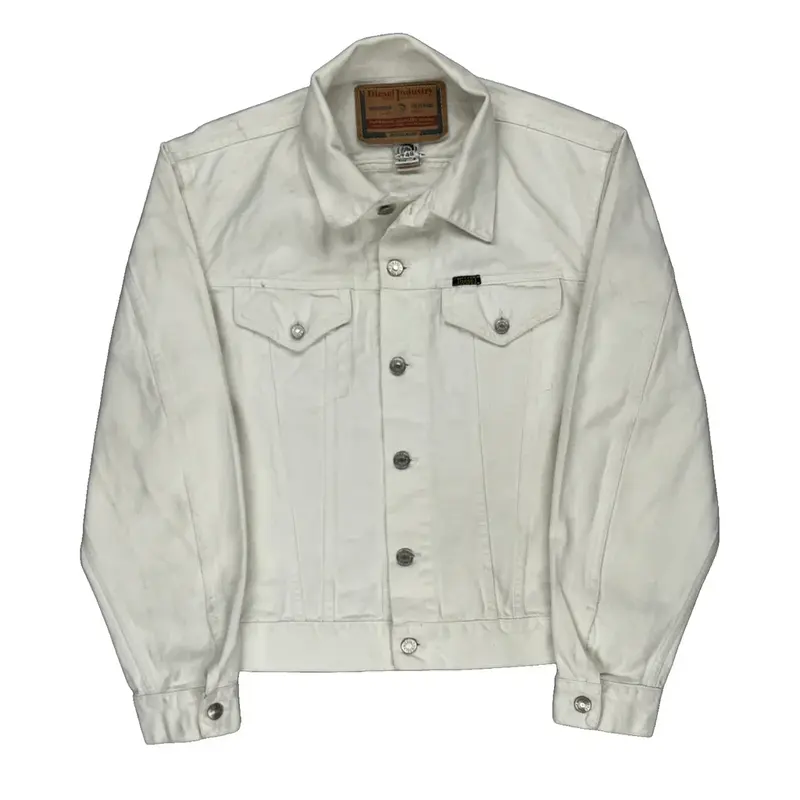 Diesel Denim Jacket - Small White Cotton