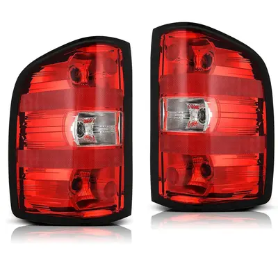 YITAMOTOR® Rear Tail light Tail Lamp With Bulb & Harness For 2007-2013 Chevy Silverado 1500/2500HD/3500HD,2014 Silverado 250...