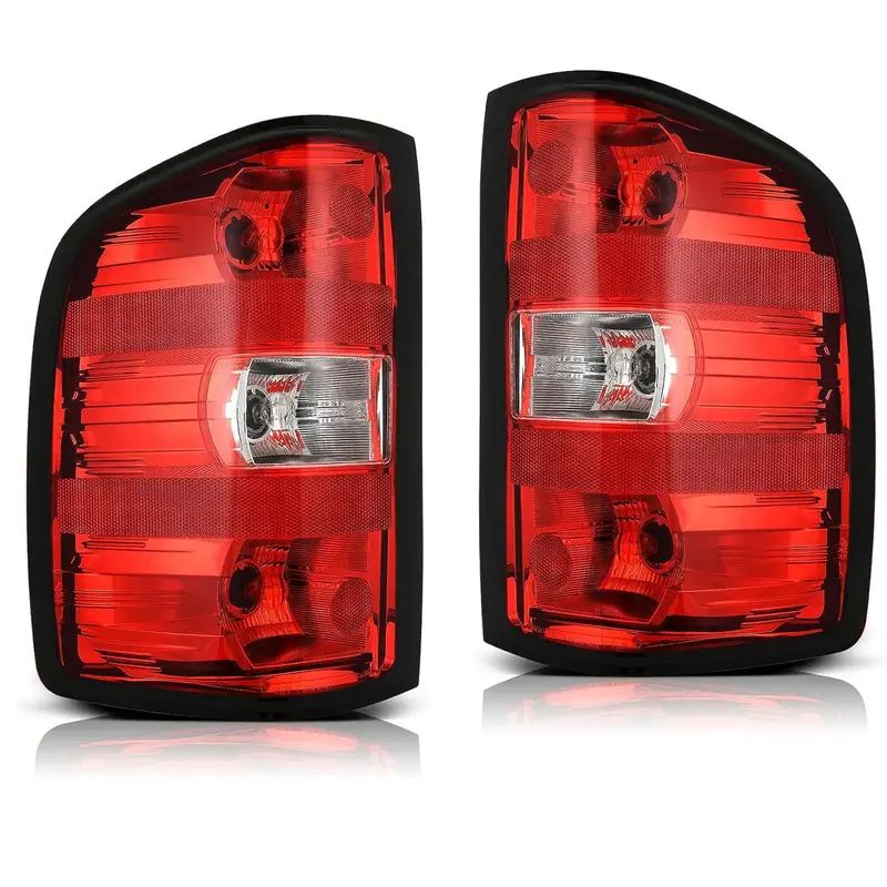 YITAMOTOR® Rear Tail light Tail Lamp With Bulb & Harness For 2007-2013 Chevy Silverado 1500/2500HD/3500HD,2014 Silverado 250...