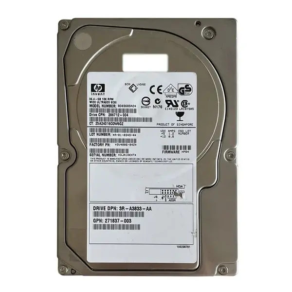 9V4006-042 Seagate 36GB Ultra-320 SCSI 10000 3.5-inch 8MB Hard Drive