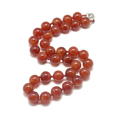 Natural Carnelian Beaded Necklaces