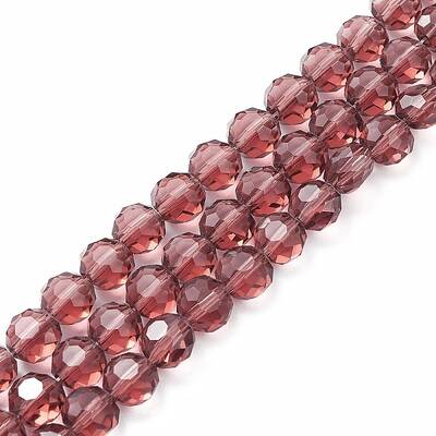 Transparent Glass Bead Strands