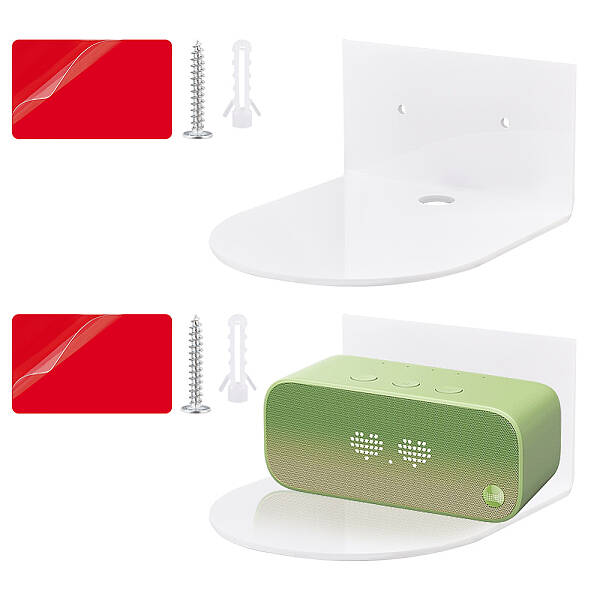 Opaque Acrylic Wall Mounted Display Stands