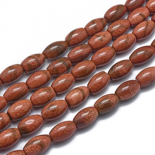 Synthetic Goldstone Beads Strands