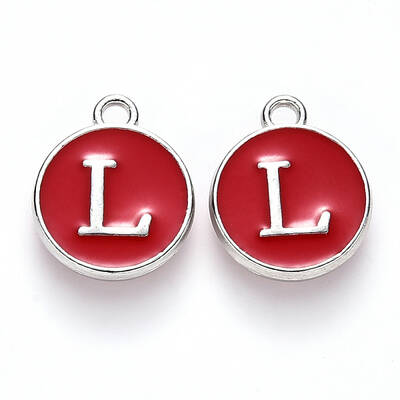 Platinum Plated Alloy Enamel Charms