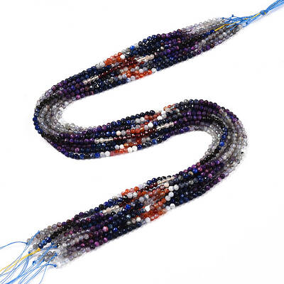 Natural Mixed Gemstone Beads Strands