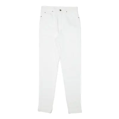 CHARLES VOGLE Jeans White Denim Slim Skinny Womens W25 L29