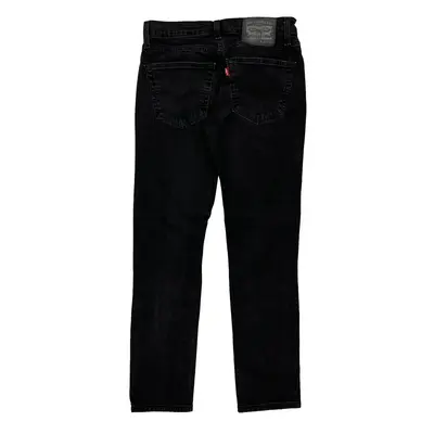 Levis Slim Fit Jeans - 30W 29L Black Cotton Blend