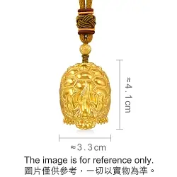 'The Oriental' 999.9 Gold Dragon-Tortoise Ornament