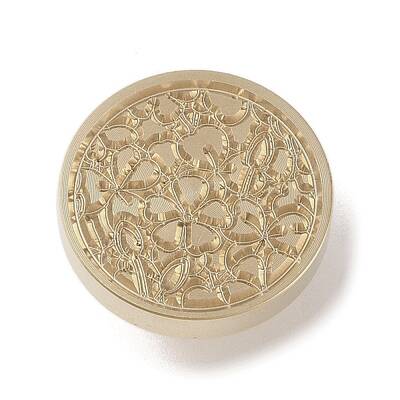 Golden Tone Wax Seal Brass Stamp Head