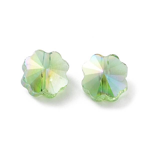 Transparent Electroplate Glass Beads