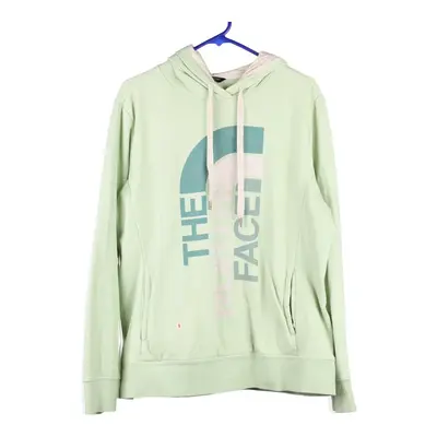 The North Face Spellout Hoodie - XL Green Cotton