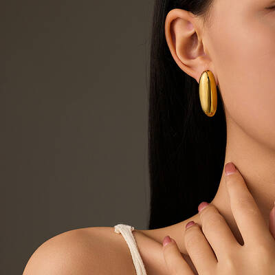 304 Stainless Steel Stud Earrings for Women