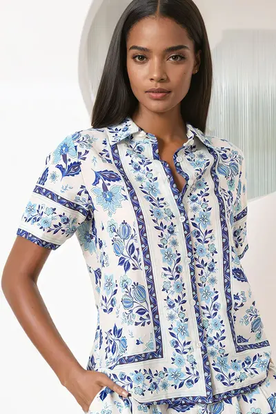 CARLY LINEN TOP