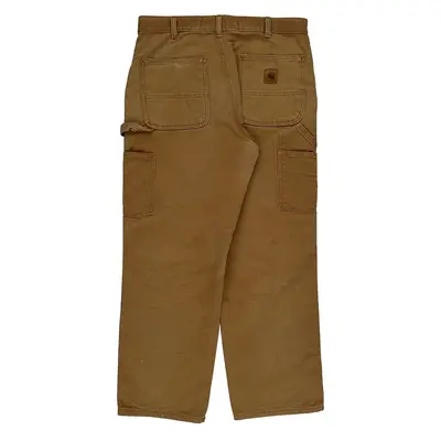 Carhartt Carpenter Trousers - 34W 30L Brown Cotton | Size: 34″ waist