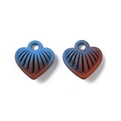 Spray Painted Alloy Pendants