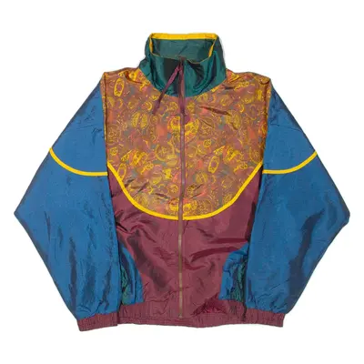 Mens Jacket Blue Colourblock XL